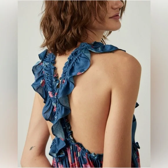 FREE PEOPLE Bali Wild Daisy Slip /
Stellar Combo size Medium - Picture 3 of 14